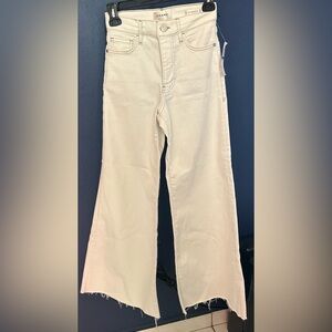 FRAME Le Palazzo Crop Raw Fray